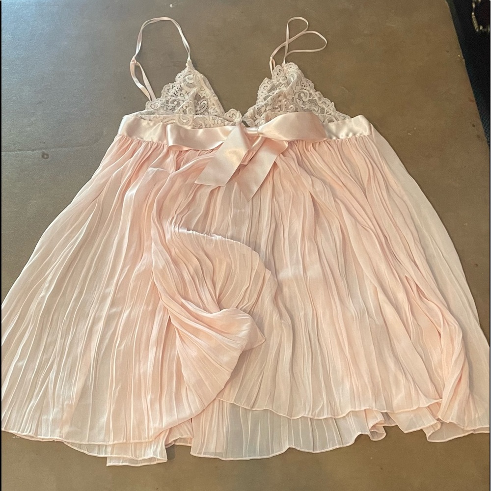 Light pink baby doll lingerie